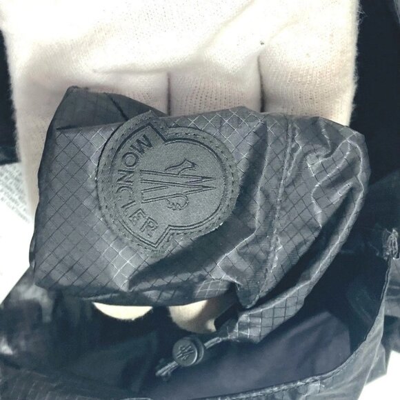 MONCLER logo Shoulder Bag, Tote Bag, Eco Bag Hand Bag Nylon Black - Picture 6 of 14
